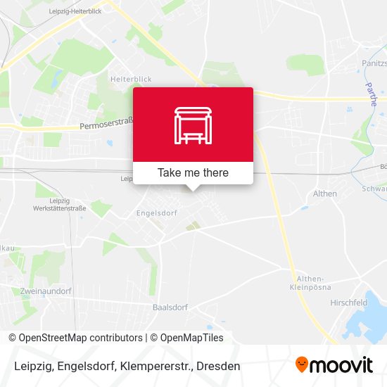 Карта Leipzig, Engelsdorf, Klempererstr.