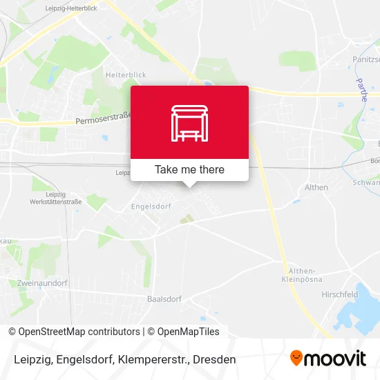 Карта Leipzig, Engelsdorf, Klempererstr.