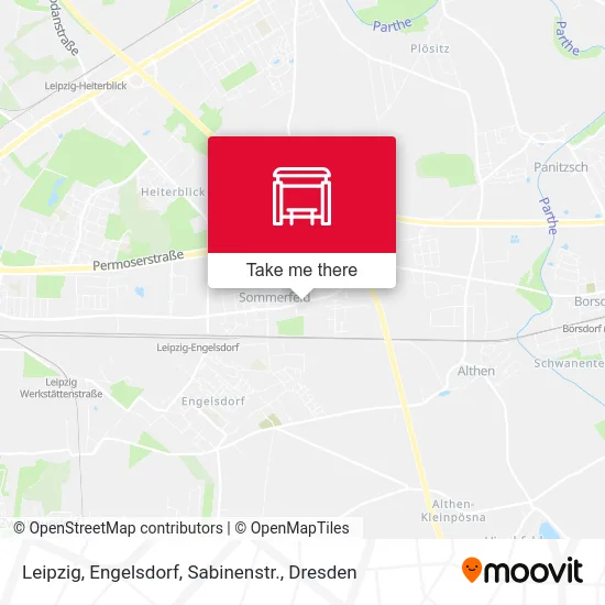 Карта Leipzig, Engelsdorf, Sabinenstr.