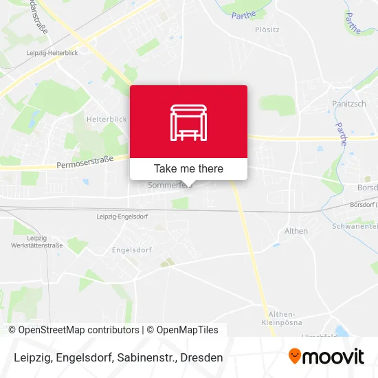Карта Leipzig, Engelsdorf, Sabinenstr.