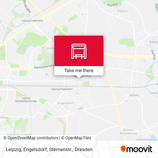 Карта Leipzig, Engelsdorf, Sternenstr.