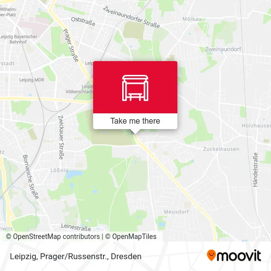 Карта Leipzig, Prager/Russenstr.