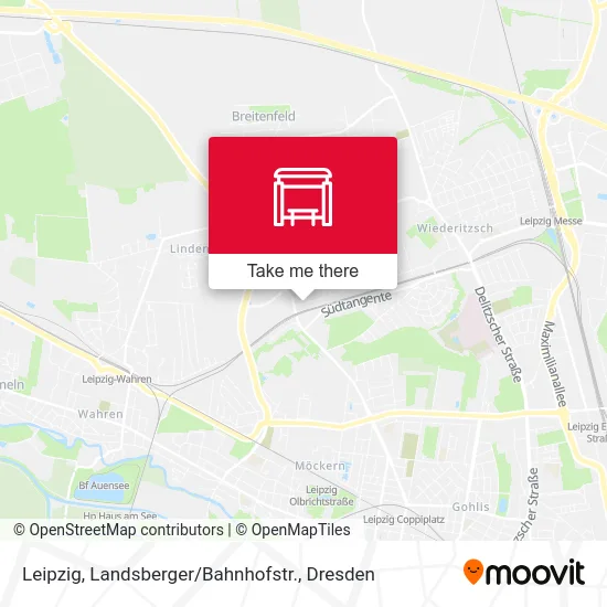Карта Leipzig, Landsberger / Bahnhofstr.