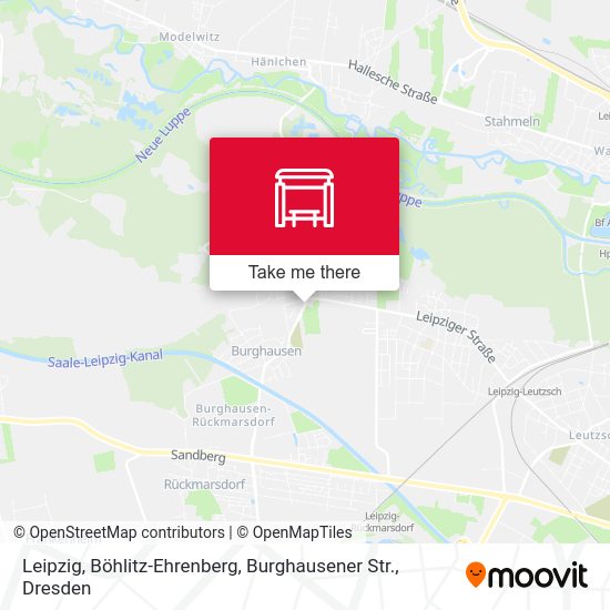 Карта Leipzig, Böhlitz-Ehrenberg, Burghausener Str.