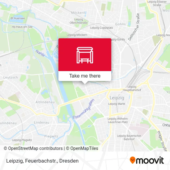 Карта Leipzig, Feuerbachstr.