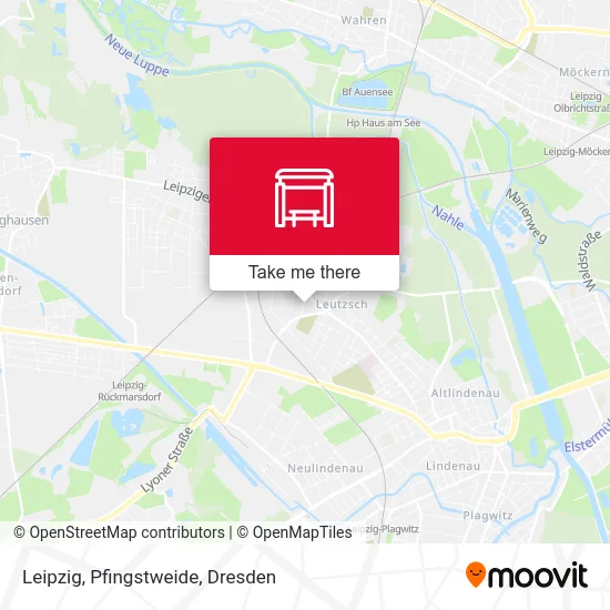 Карта Leipzig, Pfingstweide