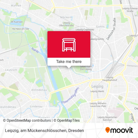 Карта Leipzig, am Mückenschlösschen