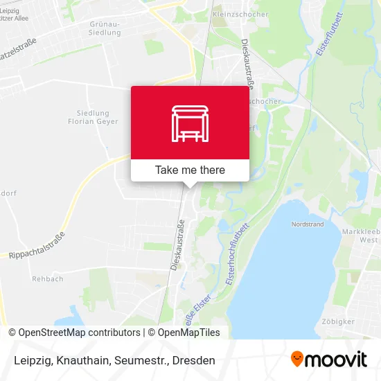 Карта Leipzig, Knauthain, Seumestr.