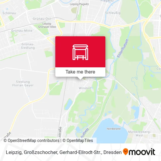 Карта Leipzig, Großzschocher, Gerhard-Ellrodt-Str.