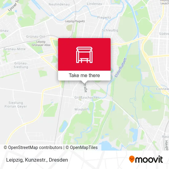 Карта Leipzig, Kunzestr.