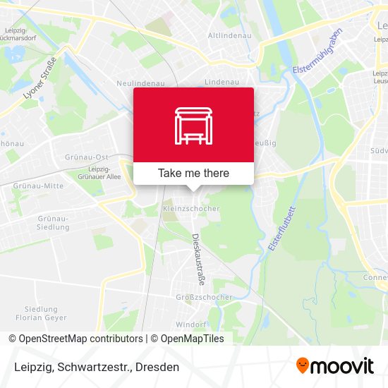 Карта Leipzig, Schwartzestr.