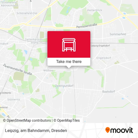 Карта Leipzig, am Bahndamm