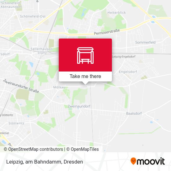 Карта Leipzig, am Bahndamm