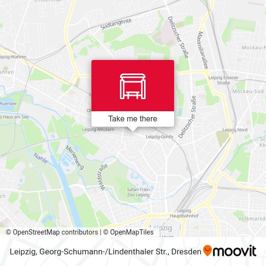 Карта Leipzig, Georg-Schumann- / Lindenthaler Str.