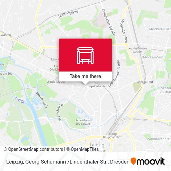 Карта Leipzig, Georg-Schumann- / Lindenthaler Str.
