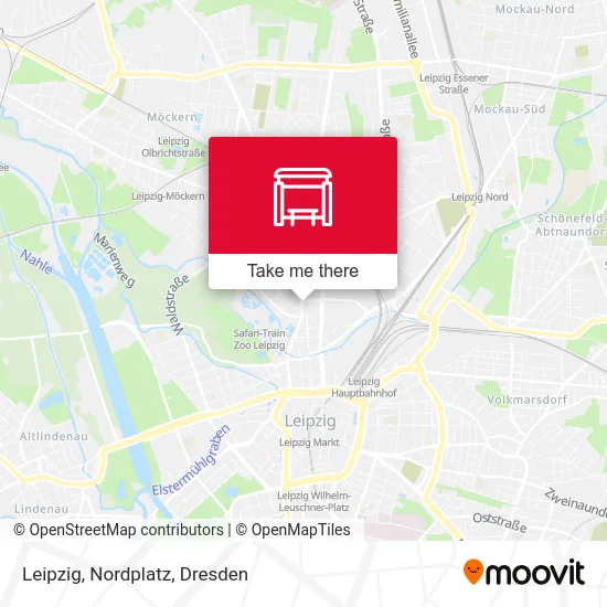 Карта Leipzig, Nordplatz