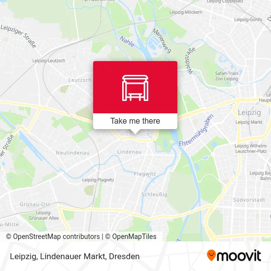 Карта Leipzig, Lindenauer Markt