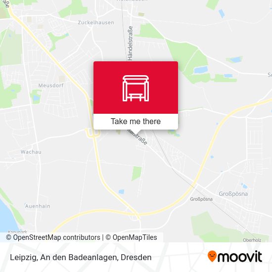Карта Leipzig, An den Badeanlagen