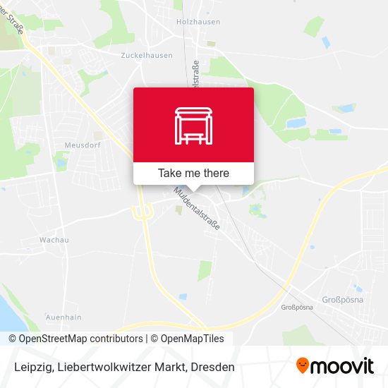 Карта Leipzig, Liebertwolkwitzer Markt