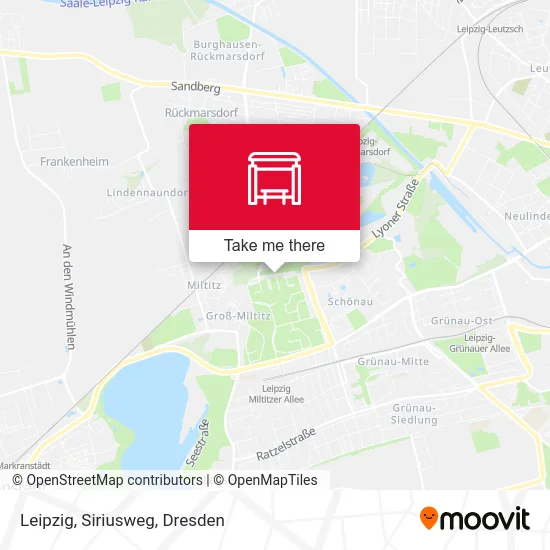 Карта Leipzig, Siriusweg