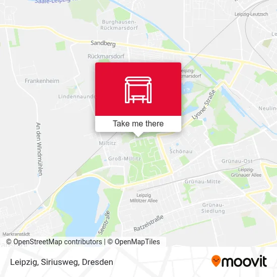 Карта Leipzig, Siriusweg