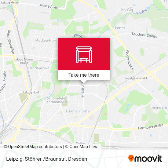 Карта Leipzig, Stöhrer-/Braunstr.