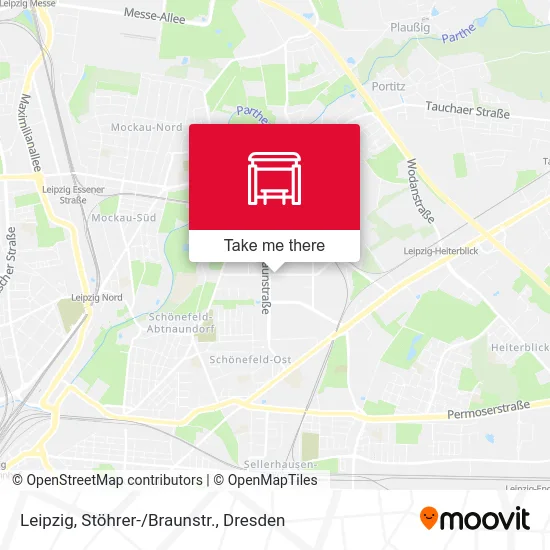 Карта Leipzig, Stöhrer-/Braunstr.