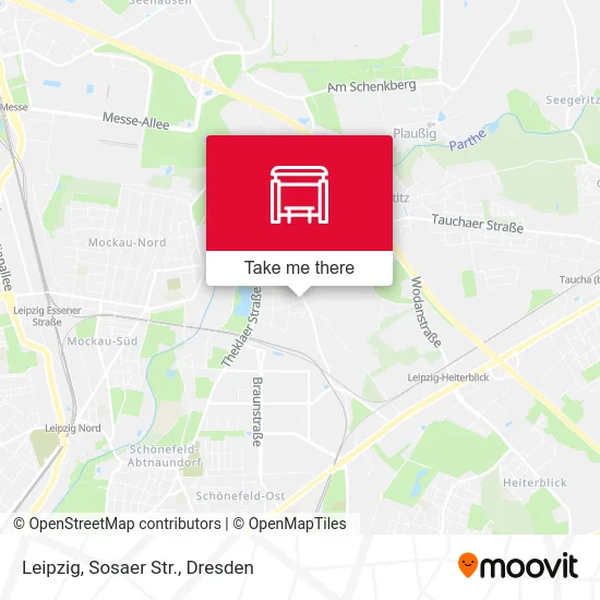 Карта Leipzig, Sosaer Str.
