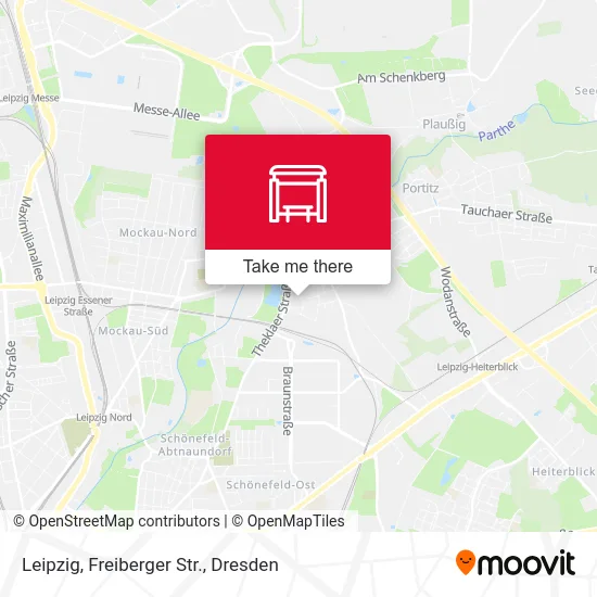 Карта Leipzig, Freiberger Str.