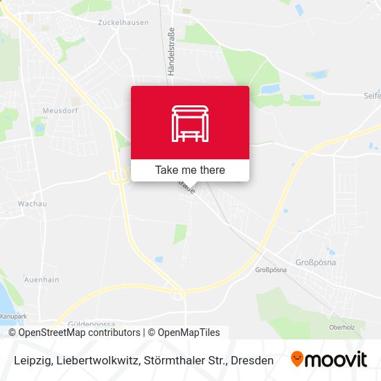 Карта Leipzig, Liebertwolkwitz, Störmthaler Str.