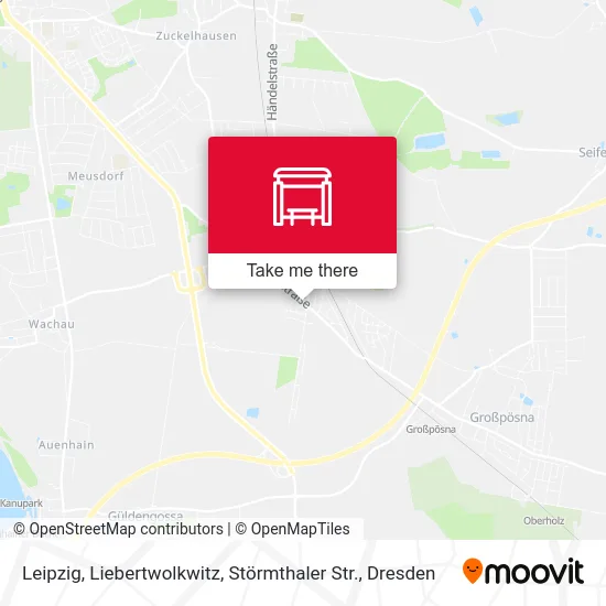 Карта Leipzig, Liebertwolkwitz, Störmthaler Str.