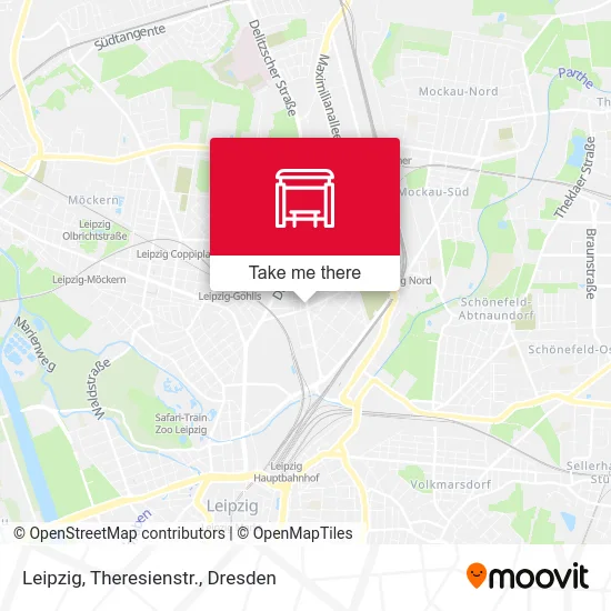 Карта Leipzig, Theresienstr.