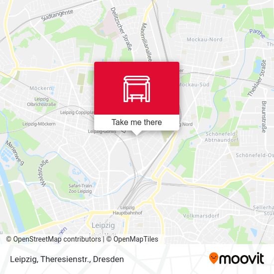 Карта Leipzig, Theresienstr.