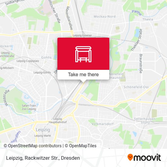 Карта Leipzig, Rackwitzer Str.