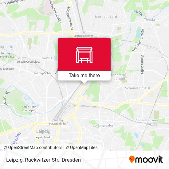 Карта Leipzig, Rackwitzer Str.