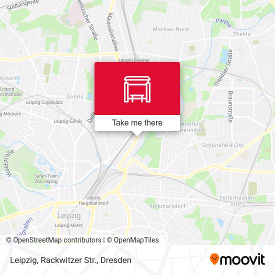 Карта Leipzig, Rackwitzer Str.
