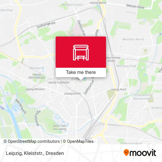 Карта Leipzig, Kleiststr.