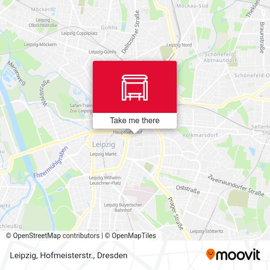 Карта Leipzig, Hofmeisterstr.