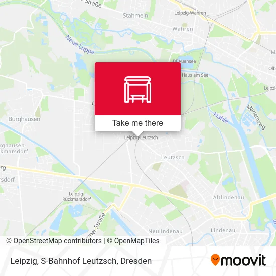 Карта Leipzig, S-Bahnhof Leutzsch