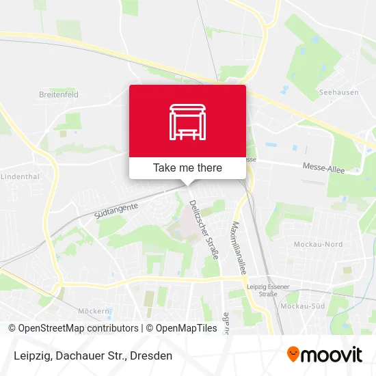 Leipzig, Dachauer Str. map