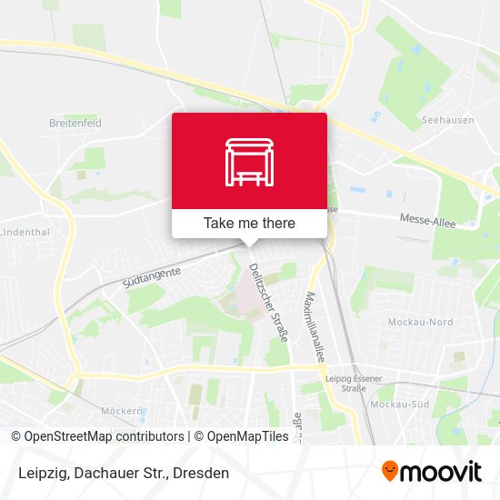 Карта Leipzig, Dachauer Str.