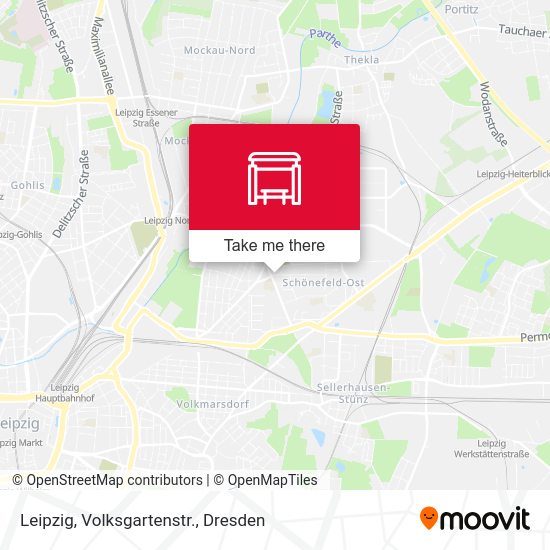Карта Leipzig, Volksgartenstr.