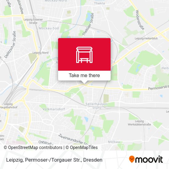 Карта Leipzig, Permoser- / Torgauer Str.