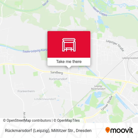 Карта Rückmarsdorf (Leipzig), Miltitzer Str.