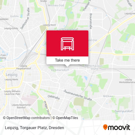 Карта Leipzig, Torgauer Platz