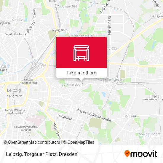 Карта Leipzig, Torgauer Platz