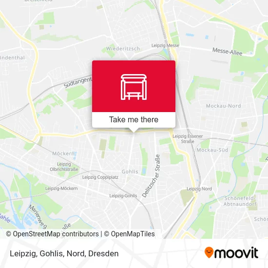 Карта Leipzig, Gohlis, Nord