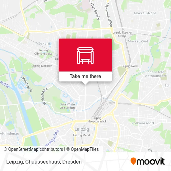 Leipzig, Chausseehaus map