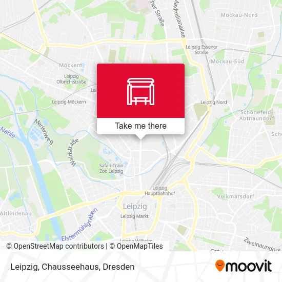 Leipzig, Chausseehaus map