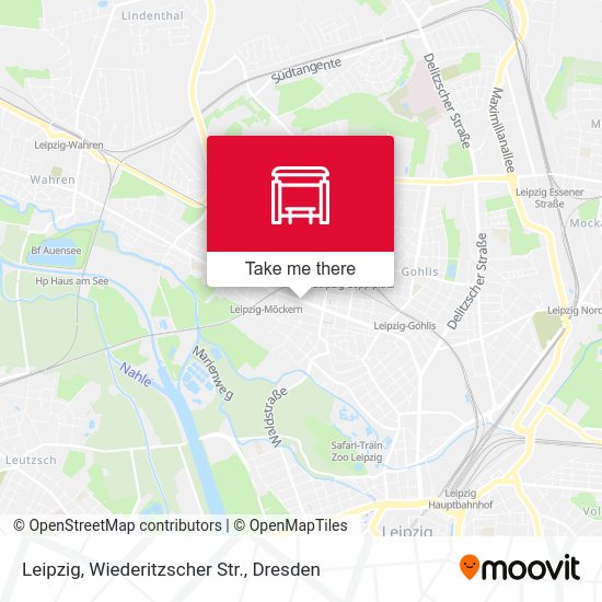 Карта Leipzig, Wiederitzscher Str.